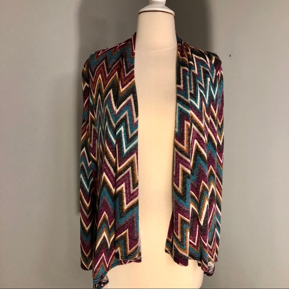 Karlie Aztec Design Long Sleeve Cardigan - Picture 3 of 12